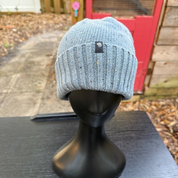 Mountain Hardwear Climber's Classic Beanie Unisex O/S Casual Winter Hat Blue New - Picture 4 of 7